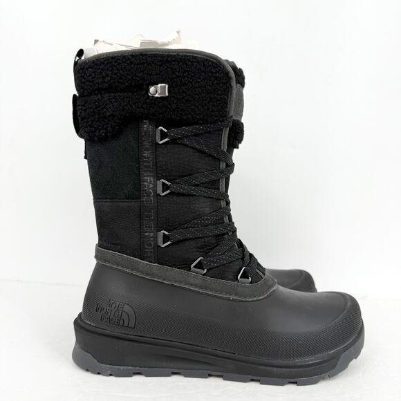 The North Face Womens Shellista V Mid Winter Boots US 10 Black WP Insulated NIB - Picture 3 of 11